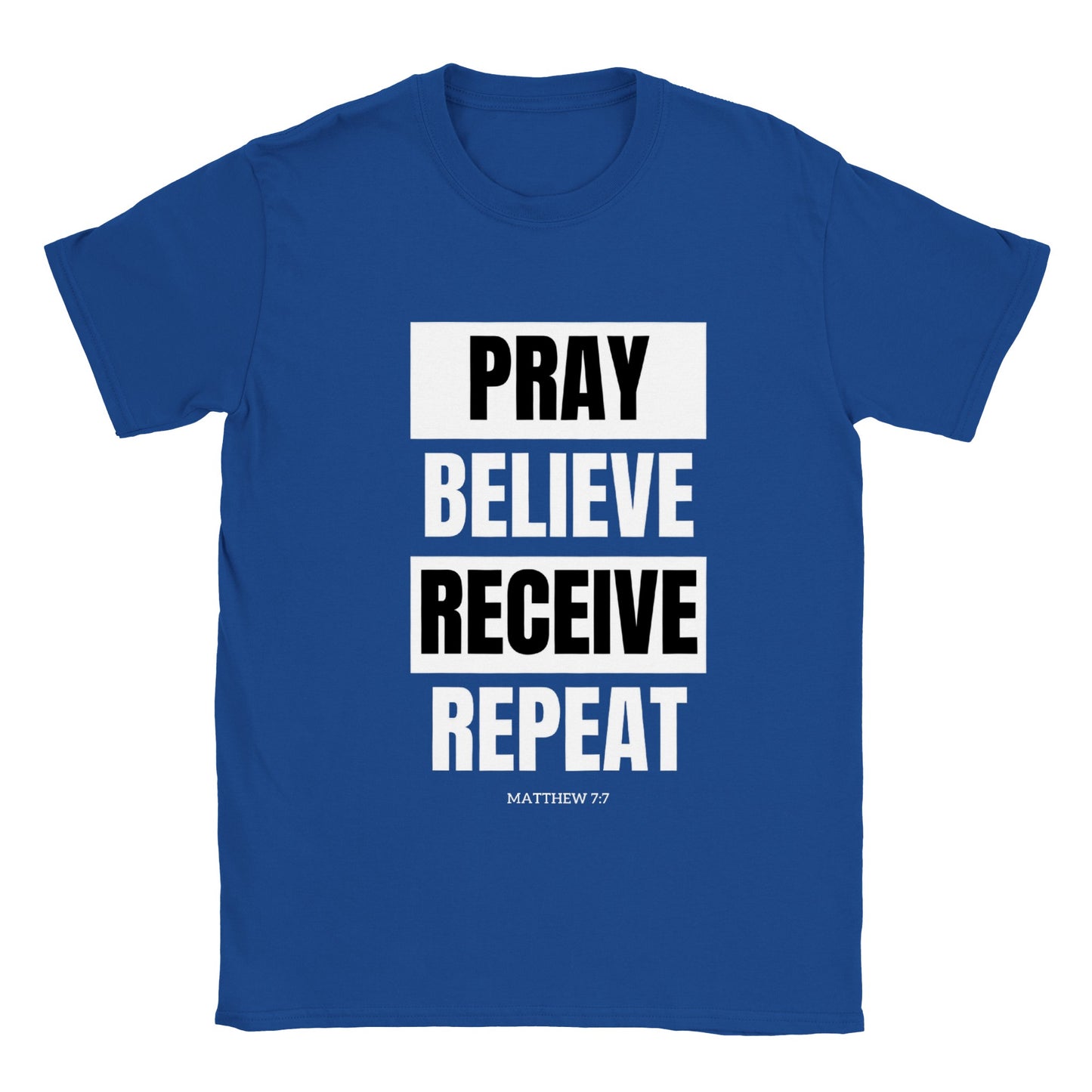 Pray, Believe, Receive Crewneck T-shirt